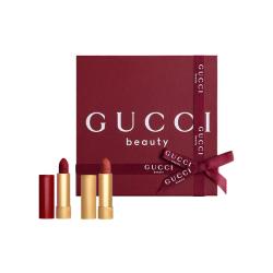 GUCCI 明星双色口红礼盒 203玫瑰豆沙