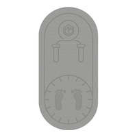 京东京造 瑜伽垫 JZTSD-001 浅灰色 63*140cm