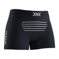 X-BIONIC XBIONIC全新4.0优能轻量跑步运动短裤男女平角内裤吸湿排汗速干 女款 猫眼黑/极地白 S