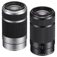 索尼（SONY）E 55-210mm F/4.5-6.3 OSS 镜头 APS-C画幅远摄大变焦微单相机镜头 E卡口 SEL55210 黑色