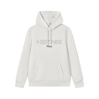 FILA 斐乐连帽卫衣男2024春休闲长袖针织上衣 白沙灰-GY 185/104A/XXL