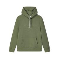 FILA 斐乐连帽卫衣男2024春休闲长袖针织上衣 蕉咖色-DG 175/96A/L