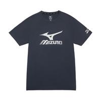 美津浓（MIZUNO）运动系列 轻薄速干冰感透气T恤 07/海岩灰 S
