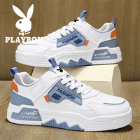 PLAYBOY 鞋子男款爆款2026新款男鞋秋冬休闲低帮学生运动厚底板鞋