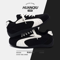 环球 2025爆款时尚潮流运动休闲鞋低帮内增高情侣鞋复古百搭德训鞋