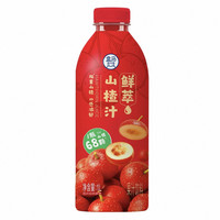 盒马 鲜萃山楂汁1L酸甜畅爽一瓶大约68颗山楂文火慢煮配料干净包邮