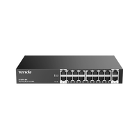 Tenda/腾达 16口百兆poe+2千兆上联 交换机