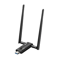 EDUP 翼联 免驱WiFi6无线网卡 USB3.0千兆高速5G大功率外置台式机电脑WiFi接收器 AX5400
