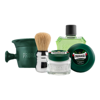  PRORASO/博拉索 桉树薄荷 男士剃须套装 剃须刷 打泡碗  五件套