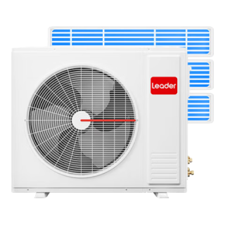 海尔 一级能效 中央空调  一拖三 5匹