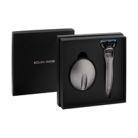 BOLIN WEBB X1系列 X1 手动剃须刀礼盒装 哑光炭黑色 1刀架+1刀头+底座