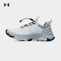 安德玛户外越野跑鞋男女款2025秋季防滑耐磨透气运动徒步鞋男 晨灰 43