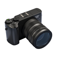  CAIZU/彩族 4K录制 数码相机 广角镜  单头套机 黑色