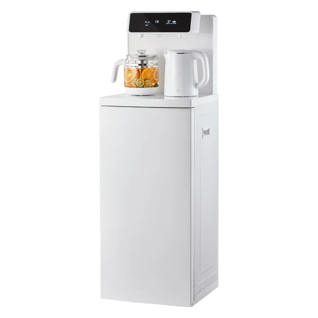 Impower 安博尔 智能茶吧机家用白色全自动办公饮水机下置水桶T313 T313 plus 白色（养生壶）