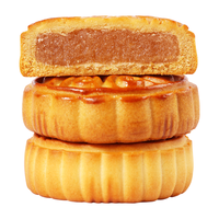 20斤广式水果味大月饼100克蛋黄莲蓉草莓凤梨多口味中秋月饼批发