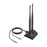 EB-LINK 双频2.4G/5G PCIE无线网卡 延长天线底座 SMA高增益6DB一体式天线