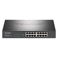 普联 TL-SG2016D 16口全千兆交换机 黑色