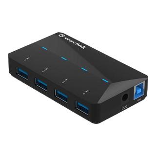 睿因（Wavlink） WL-UH3042P1 超高速USB3.0分线器 4口HUB集线器大功率带12V2A独立电源（支持快速充电）