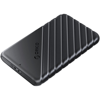 奥睿科 2.5英寸 SATA硬盘盒 USB3.0 Micro-B 25PW1-U3 商务黑