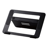 ELECOM 宜丽客 TB-DSDRAWBK 铝合金+硅胶 电脑支架 黑色