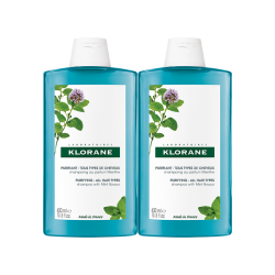 康如 水薄荷澄澈洗发露400ml*2 去油蓬松洗发水控油