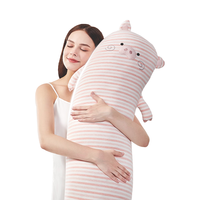 乐瓜 香香猪侧睡夹腿枕 XL