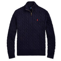 Polo Ralph Lauren毛衣男款2025新款冬长袖国际一线品牌麻花针织衫男装套头衫高级感