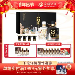 舍得 艺术舍得 大典 52%vol 浓香型白酒 500ml*2瓶 双支装