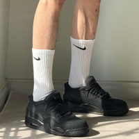 JORDAN JordanAirJORDAN Jordan4RM"BlackCat"舒适百搭低帮复古篮球鞋男女同款黑色 黑色 4
