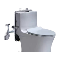 JOMOW家用马桶普通陶瓷坐便器大冲力超漩虹吸式小户型静音节水防臭座厕 C款五孔出水速冲款 350mm