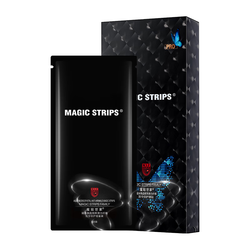  MAGIC STRIPS/魔贴世家 抗皱认证 法令纹眼膜贴  5对装