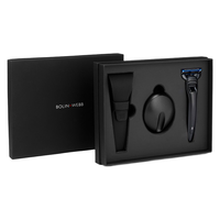 BOLIN WEBB X1系列 X1 手动剃须刀礼盒装 亮面黑 1刀架+1刀头+硅胶套+底座