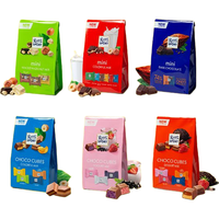 瑞特滋瑞特滋夹心牛奶巧克力德喜糖伴手礼节日礼休闲零食分享装 迷你巧克力什锦6种口味1袋100g