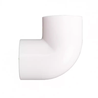 BESSN周转箱过滤箱配件热弯头滴流盒过滤器PVC配件垫圈流量调节阀 三通 白色90度热弯头 内径25mm