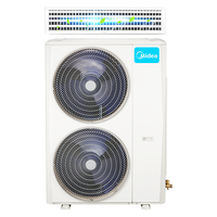 Midea 美的 风管机一拖一五匹冷暖变频家用商用5P商铺餐厅中央空调 小6匹风管机(买贵包还)