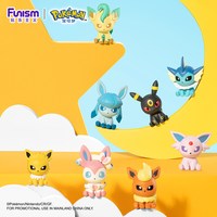 Funism玩乐主义宝可梦耿鬼手办车载摆件公仔玩具六尾超梦小小奇遇