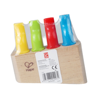 Hape早教儿童鹦鹉小鸟口哨卡祖笛小火车亲子互动玩具男女孩 彩虹排笛 E1025