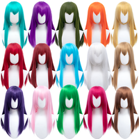 hsiu/秀琴家 60cm长度 女士假发  墨绿色