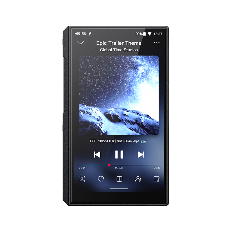 FiiO 飞傲 M11S 音频播放器 黑色（3.5mm、WiFi平衡）
