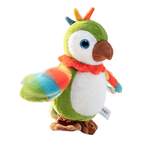 jollybaby鹦鹉安抚玩偶 新生儿玩具学说话学爬神器音乐视觉启蒙早教启智