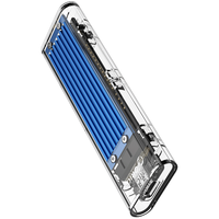 ORICO 奥睿科 M.2硬盘盒 USB 3.1 Type-C TCM2-C3 透明黑