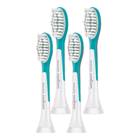 飞利浦 儿童牙刷头 HX6042 刷头 白色 4只装