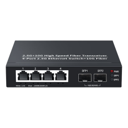 联果 企业级2.5G交换机+万兆SFP光口+POE供电+WEB网管型