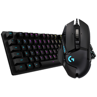 logitech 罗技 G512 机械键盘 C轴+G502HERO 鼠标 有线键鼠套装 黑色