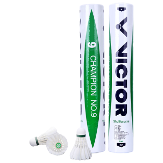 VICTOR 羽毛球比赛9号12只装 鸭毛球耐打