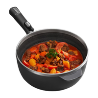 九阳 电炒锅电煮锅精准控温家用多功能电热锅2200W大火力蒸煮一体多用途锅GC45