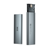 SSK 飚王 移动固态硬盘盒 M.2转USB3.2Gen2 NVME/SATA