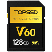  TOPSSD/天硕 UHS-II双芯高速存储 SD卡  128GB
