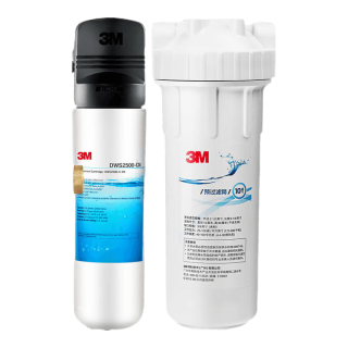 3M 净水器 DWS 2500CN+前置过滤器BFS3-40GL 套装