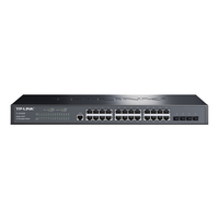 TP-LINK 普联 TL-SG3428 24口全千兆二层网管核心交换机 4千兆光纤口